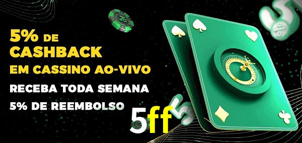 Promoções do cassino ao Vivo 5ff